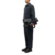 Samsoe Samsoe Sadamon GT zip overshirt 16201 Dark Grey