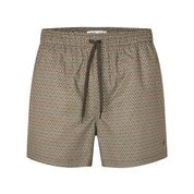 Samsoe Samsoe Moses swim shorts aop 14702 Brown