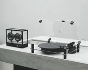 Transparent Turntable Black