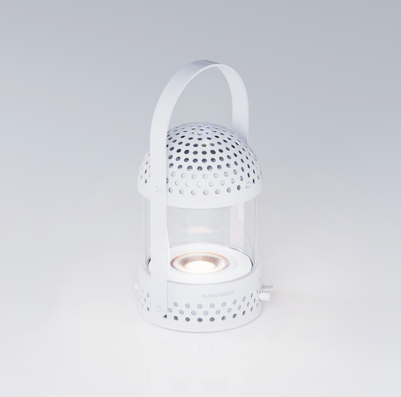 Transparent Light Speaker White