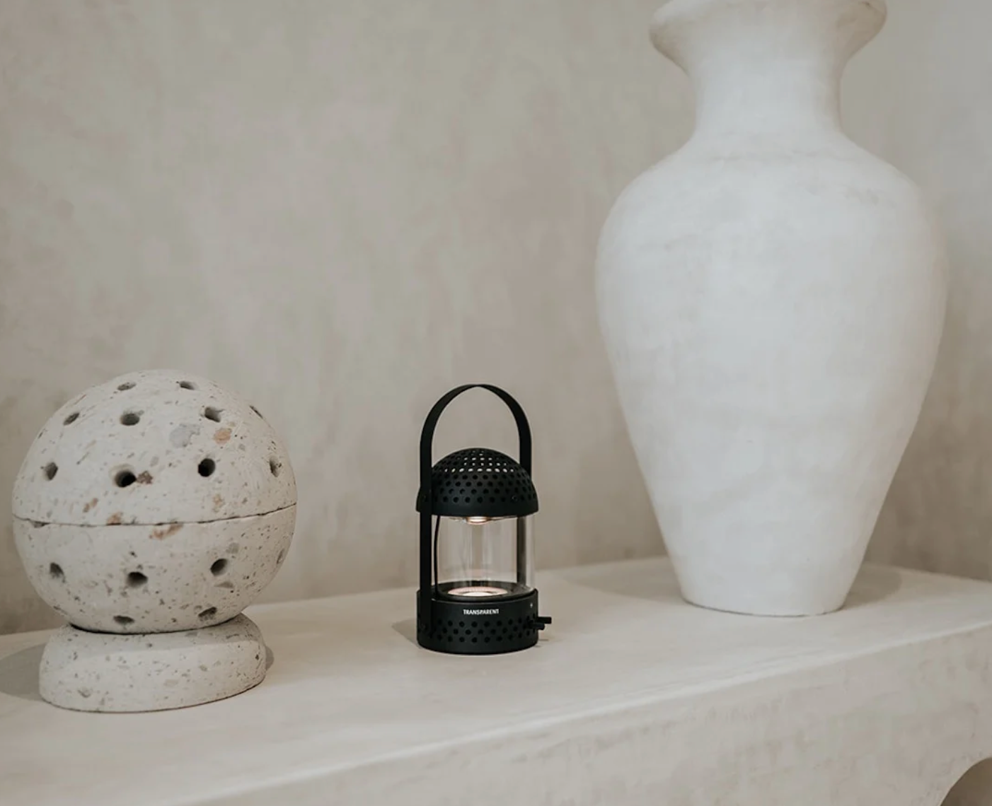 Transparent Light Speaker Black