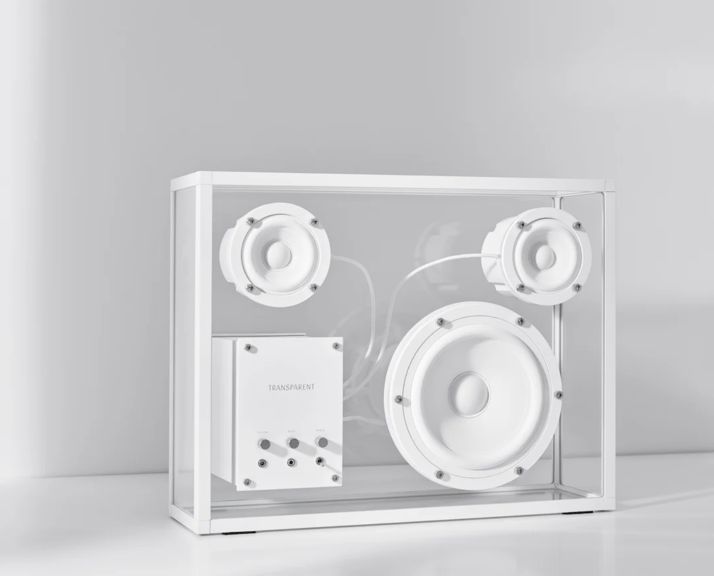 Transparent Speaker White