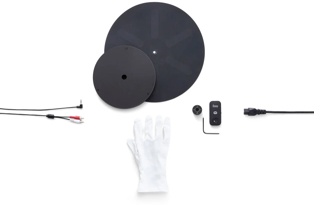 Transparent Turntable Black