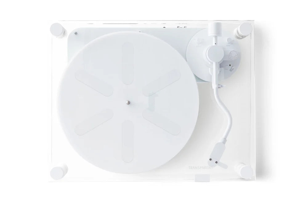 Transparent Turntable White