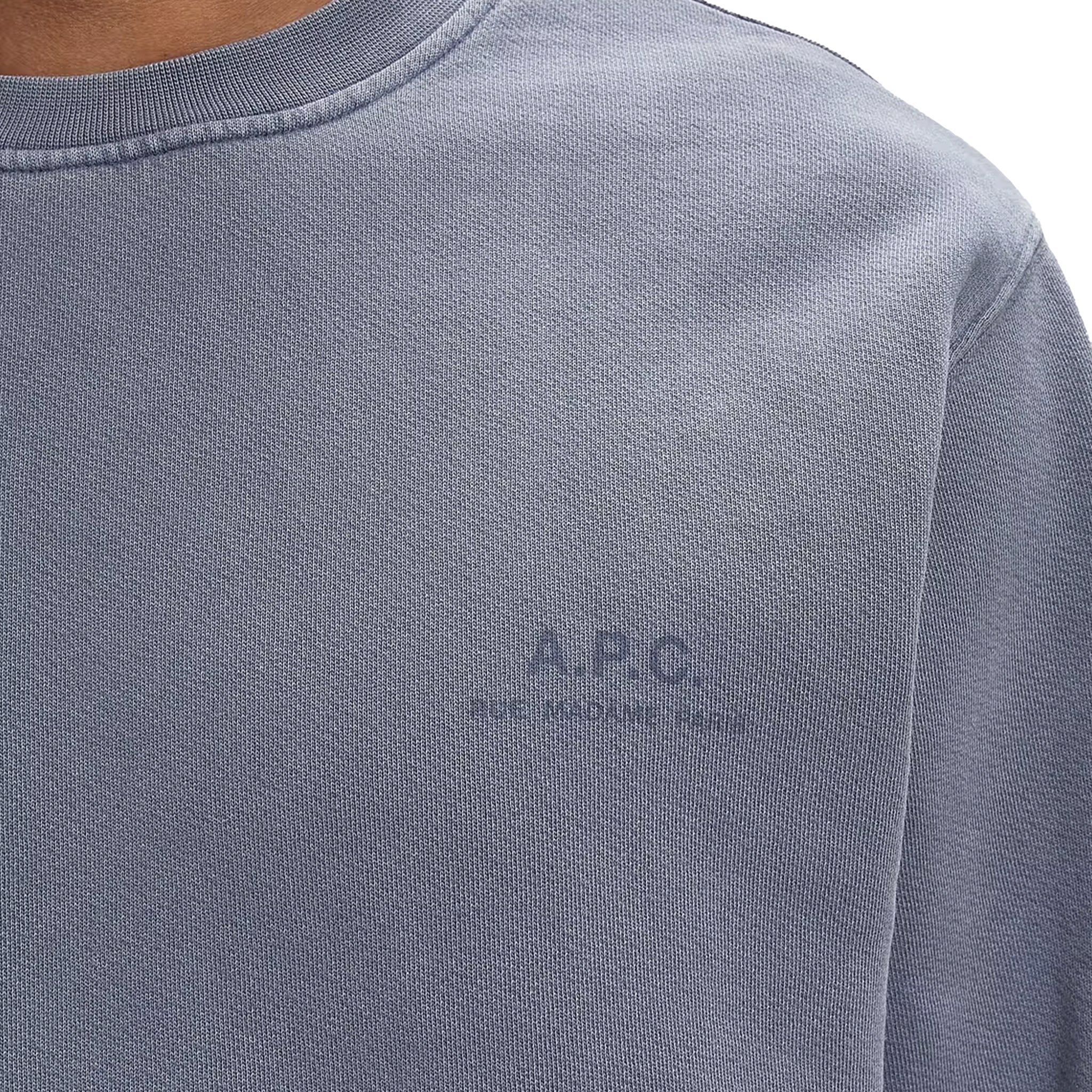 A.P.C. Fernando sweatshirt Blue Grey