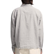 Bram's fruit Distressed farmer shirt ls Olive