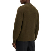Filippa K Wool half zip sweat Moss