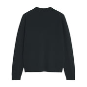 Maison Kitsuné Fox head intarsia merino jumper Black Mel