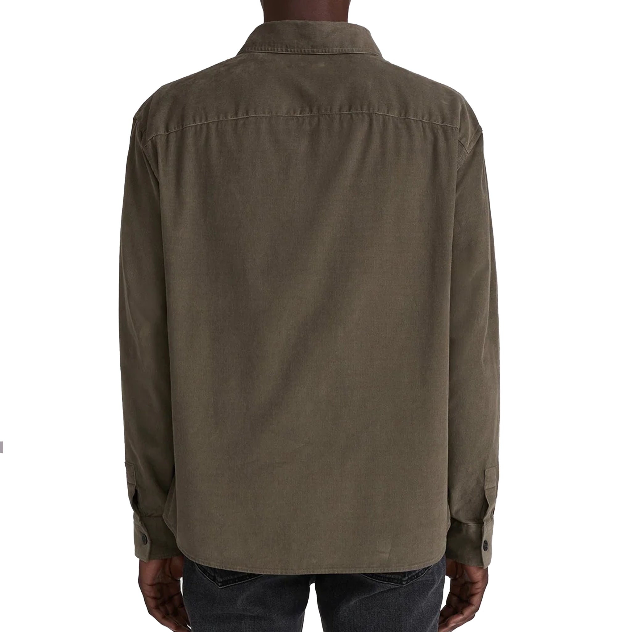 FRAME Micro cord shirt Brown
