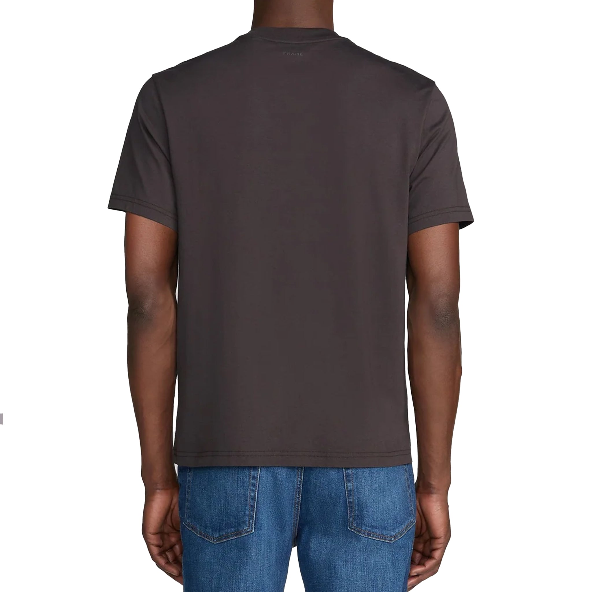 FRAME S/s light Cotton tee Dark Brown