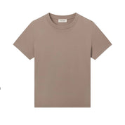 FRAME S/s light cotton tee Clay