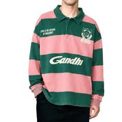 Hopeium Football gandhi polo sweat Pink