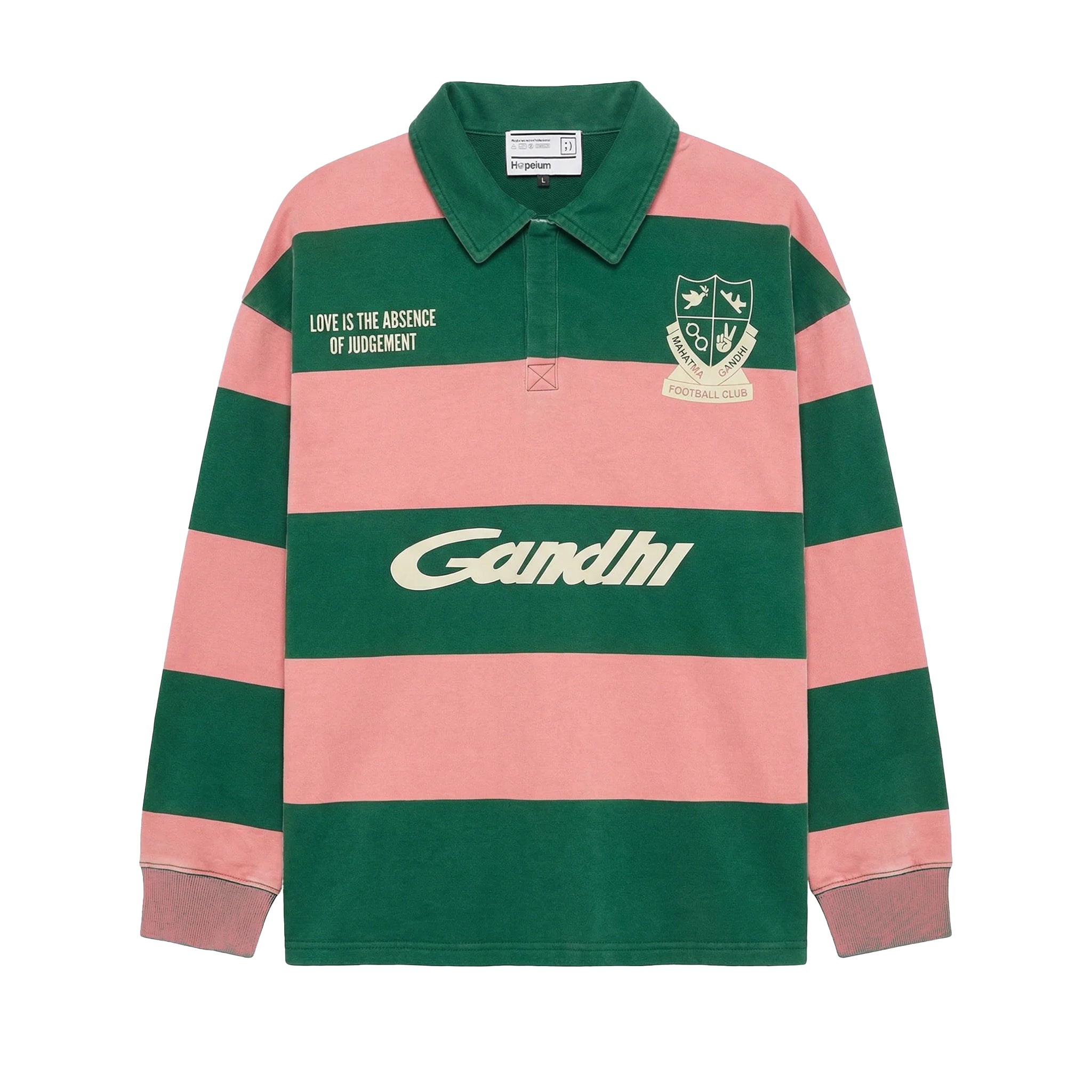 Hopeium Football gandhi polo sweat Pink