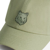 Maison Kitsuné Fox head cap Green
