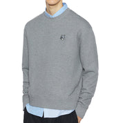 Maison Kitsuné Fox head comfort sweatshirt Grey Mel
