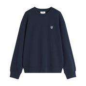 Maison Kitsuné Fox head comfort sweatshirt Navy