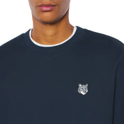 Maison Kitsuné Fox head comfort sweatshirt Navy