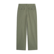 Maison Kitsuné Relaxed pleated pants Khaki