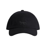 Maison Kitsuné Profile fox wool cap Black