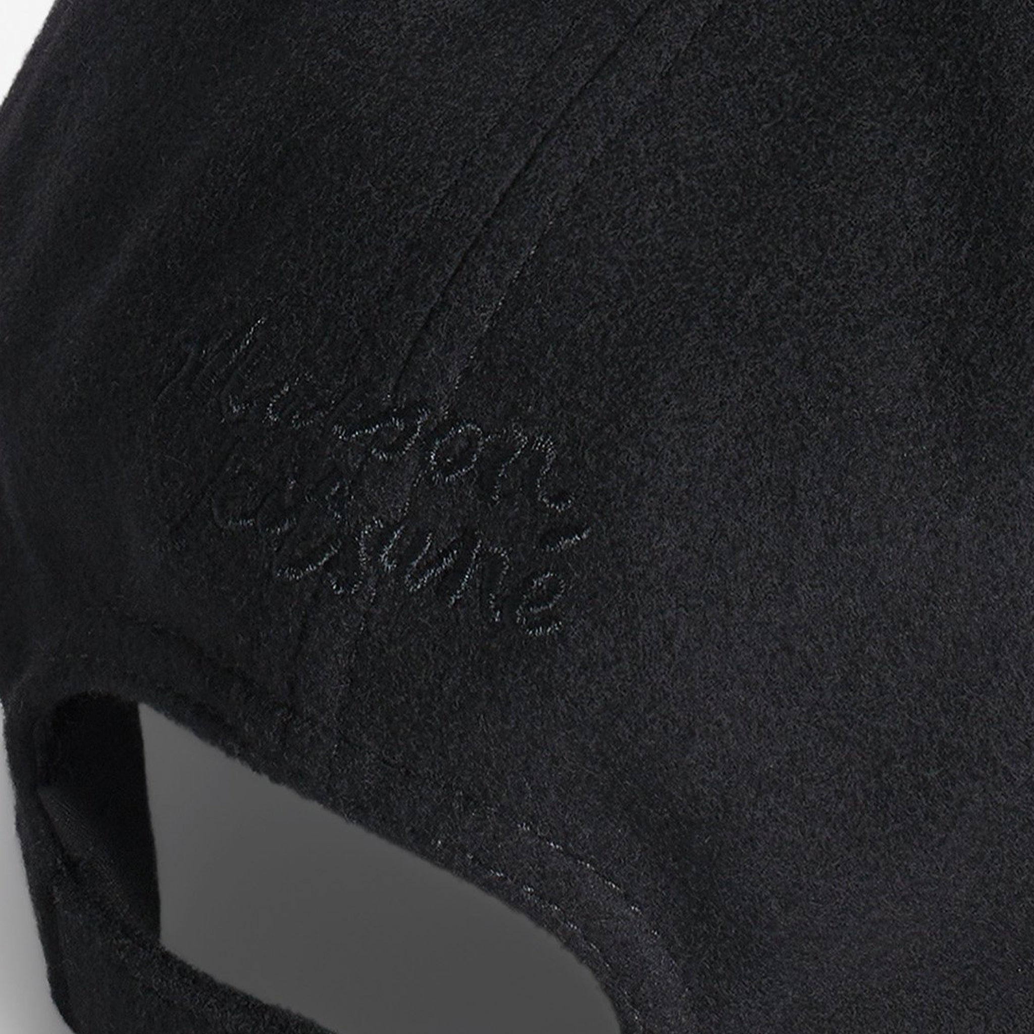 Maison Kitsuné Profile fox wool cap Black