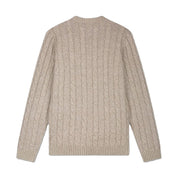 Law Of The Sea Kiara cable knit crewneck Alumino