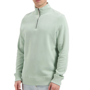 Law Of The Sea mind halfzip sweat Green