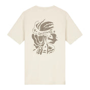 Law Of The Sea Murmuration artwork t-shirt Almond milk 903