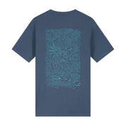 Law Of The Sea Passage artwork t-shirt Indigo