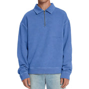 Law Of The Sea Rusk garment dyed polo Dutch blue 313