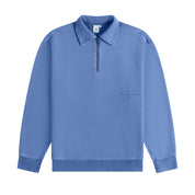Law Of The Sea Rusk garment dyed polo Dutch blue 313