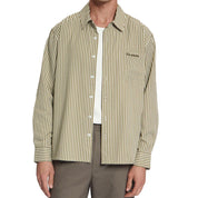 Law Of The Sea Starboard yarn dyed striped shirt Beech 823