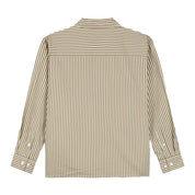 Law Of The Sea Starboard yarn dyed striped shirt Beech 823