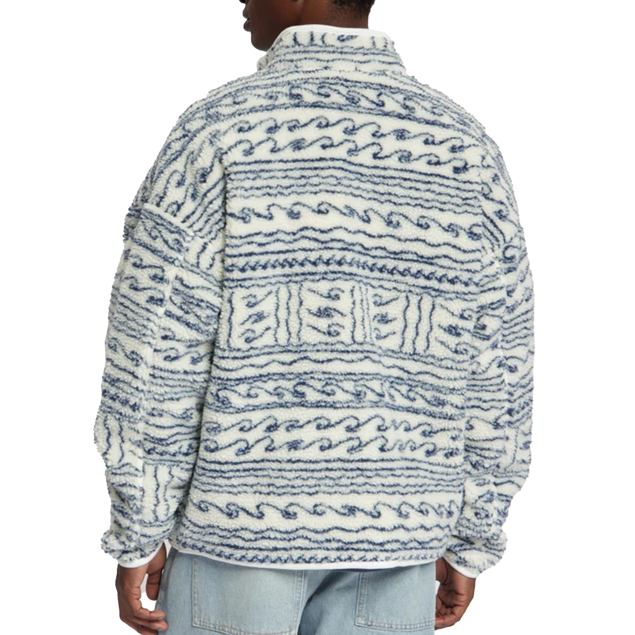 Law Of The Sea Whiteflow sherpa jacket Milk