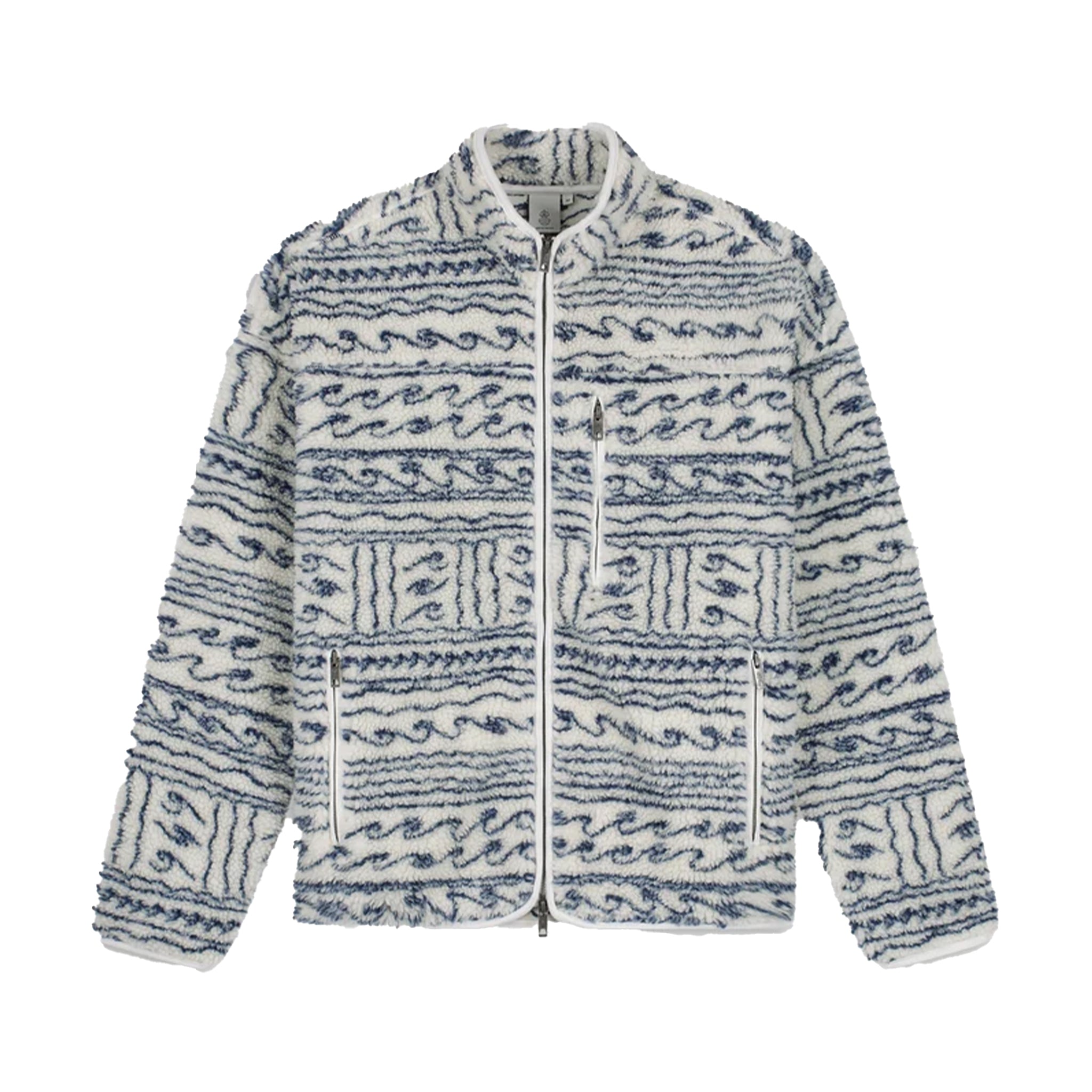 Law Of The Sea Whiteflow sherpa jacket Milk