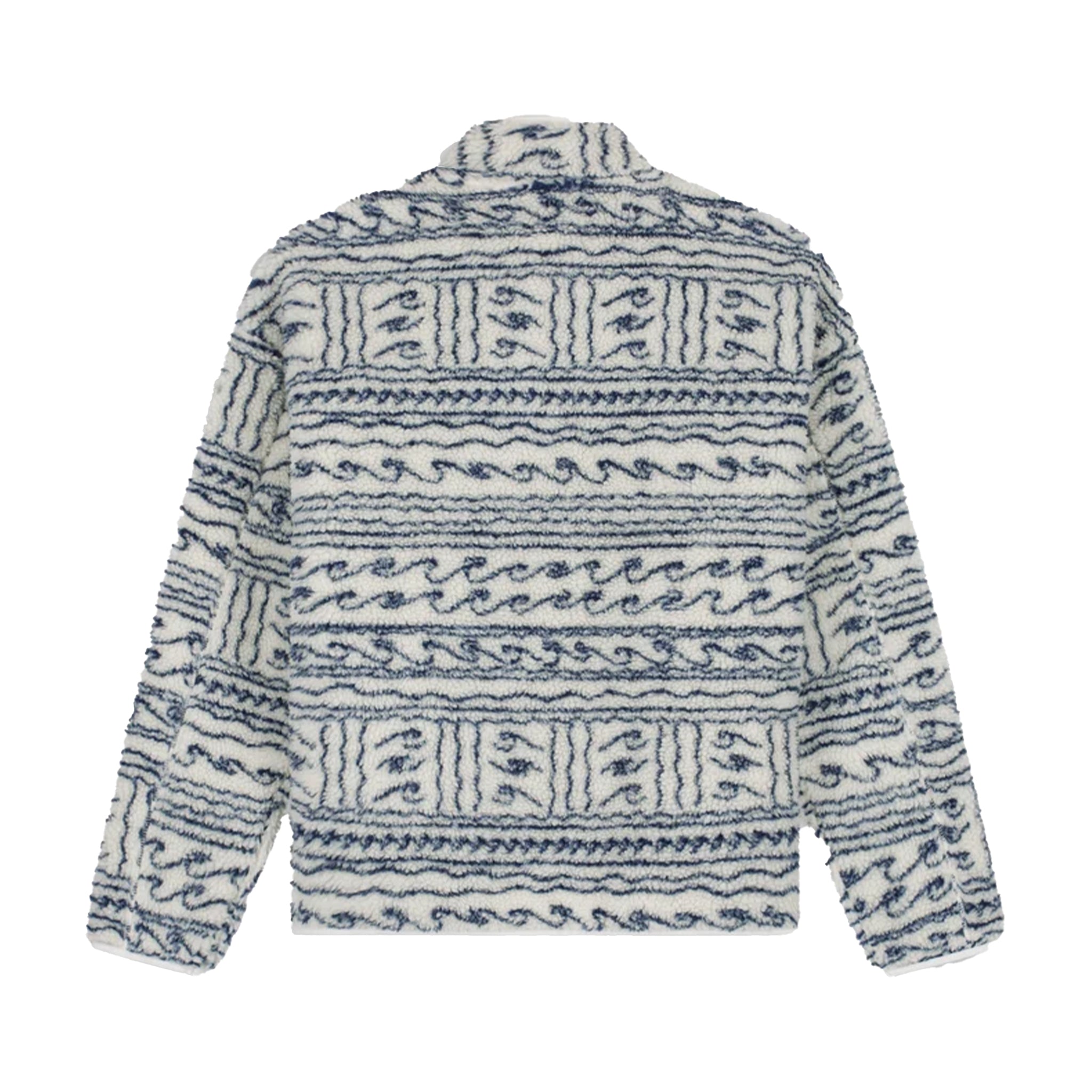 Law Of The Sea Whiteflow sherpa jacket Milk