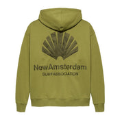 New Amsterdam Surf Association Logo hoodie  Moss/olive