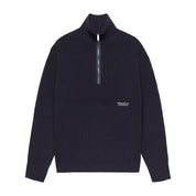 New Amsterdam Surf Association Knitted half zip Midnight