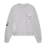 New Amsterdam Surf Association Knocked crewneck Grey Mel