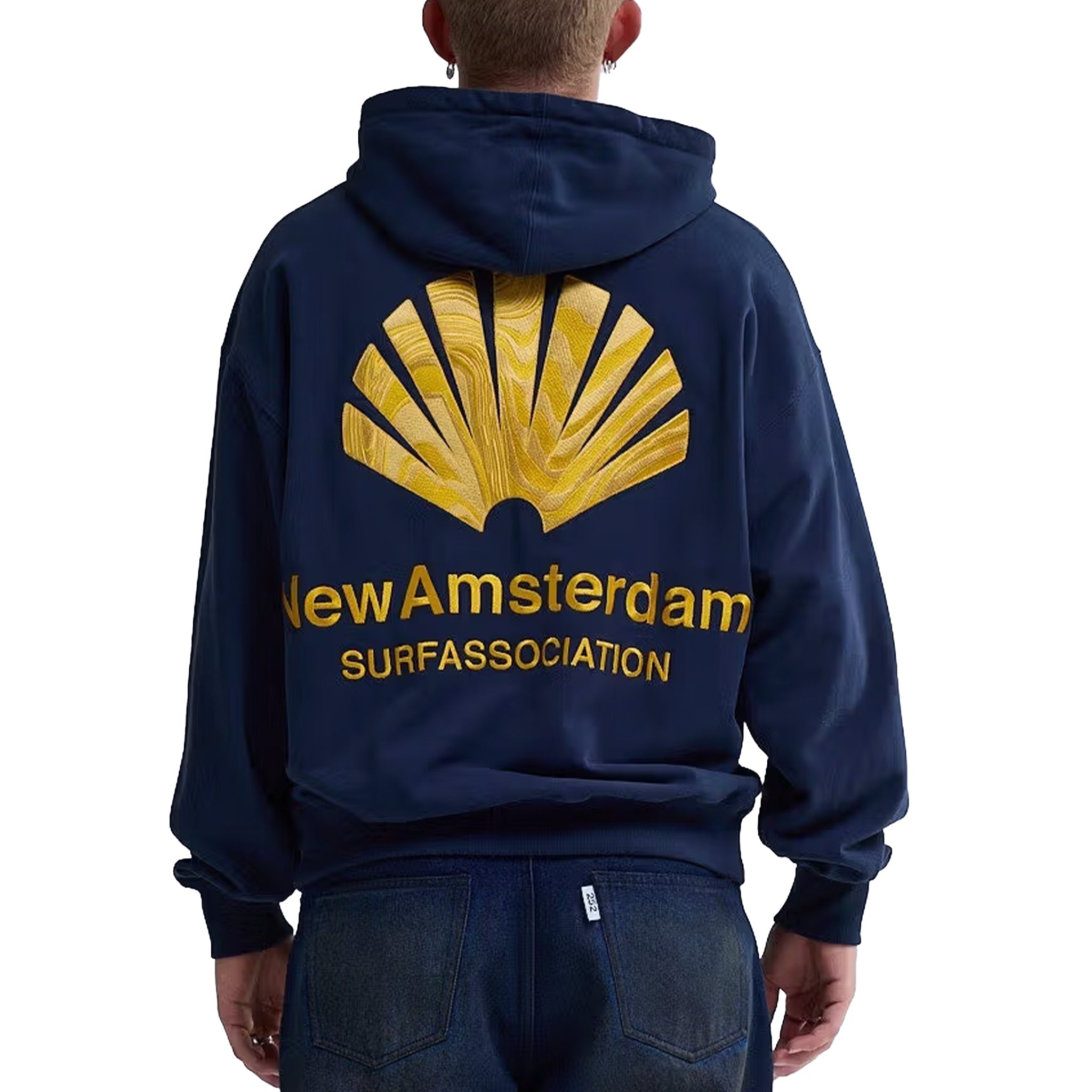 New Amsterdam Surf Association Logo hoodie Navy