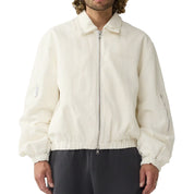 New Amsterdam Surf Association Denim padded jacket Off White