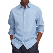 NN.07 Colby shirt 5765 Bleached Indigo