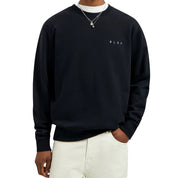 OLAF Brushsrtoke face crewneck Black