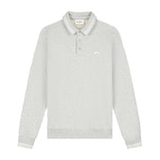 OLAF Tipping detail oversized polo Heather Grey