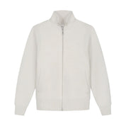 OLAF Zip knitted mock neck Off White