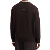 OLAF Essential knitted crewneck Chocolate