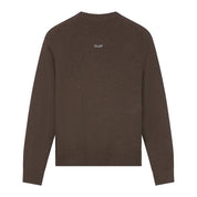 OLAF Essential knitted crewneck Chocolate