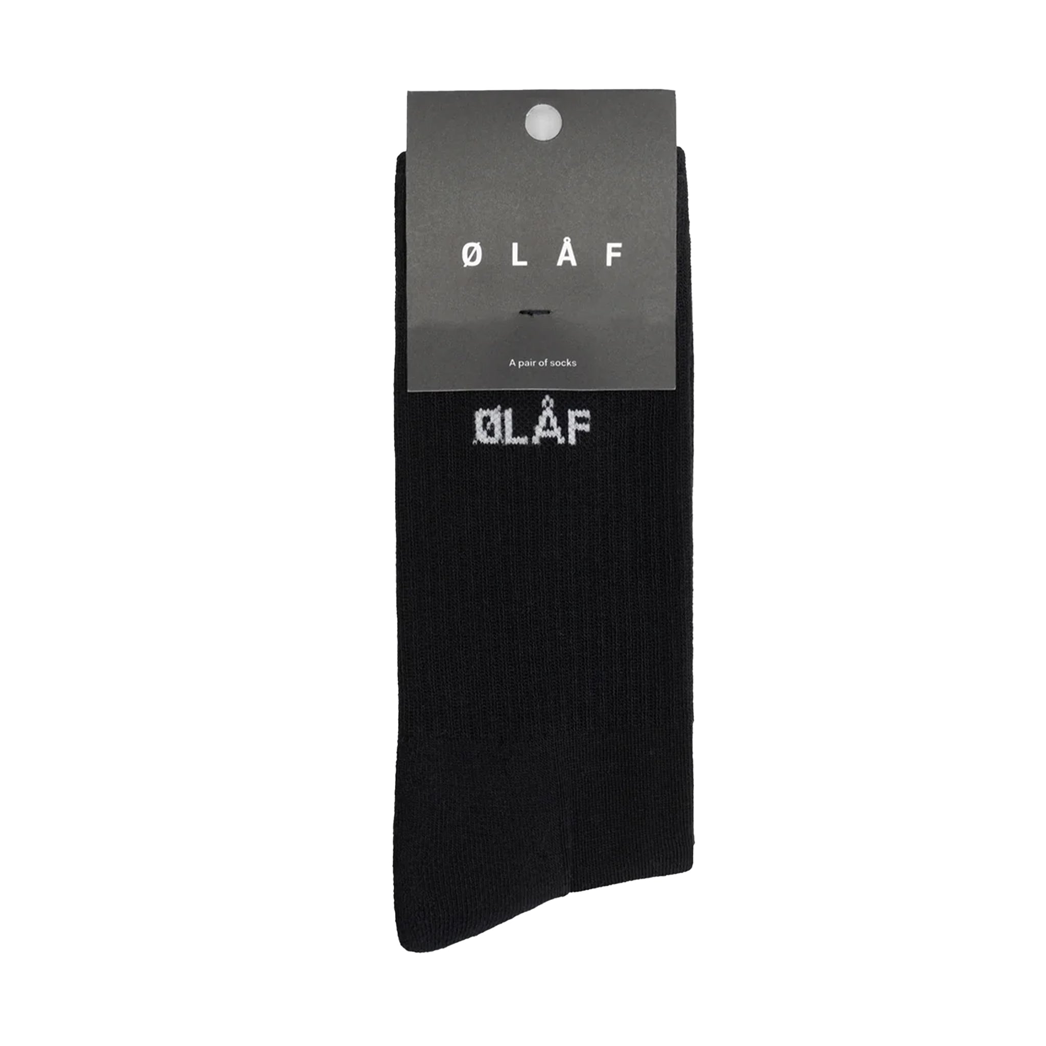 OLAF Olaf mini logo socks Black / White
