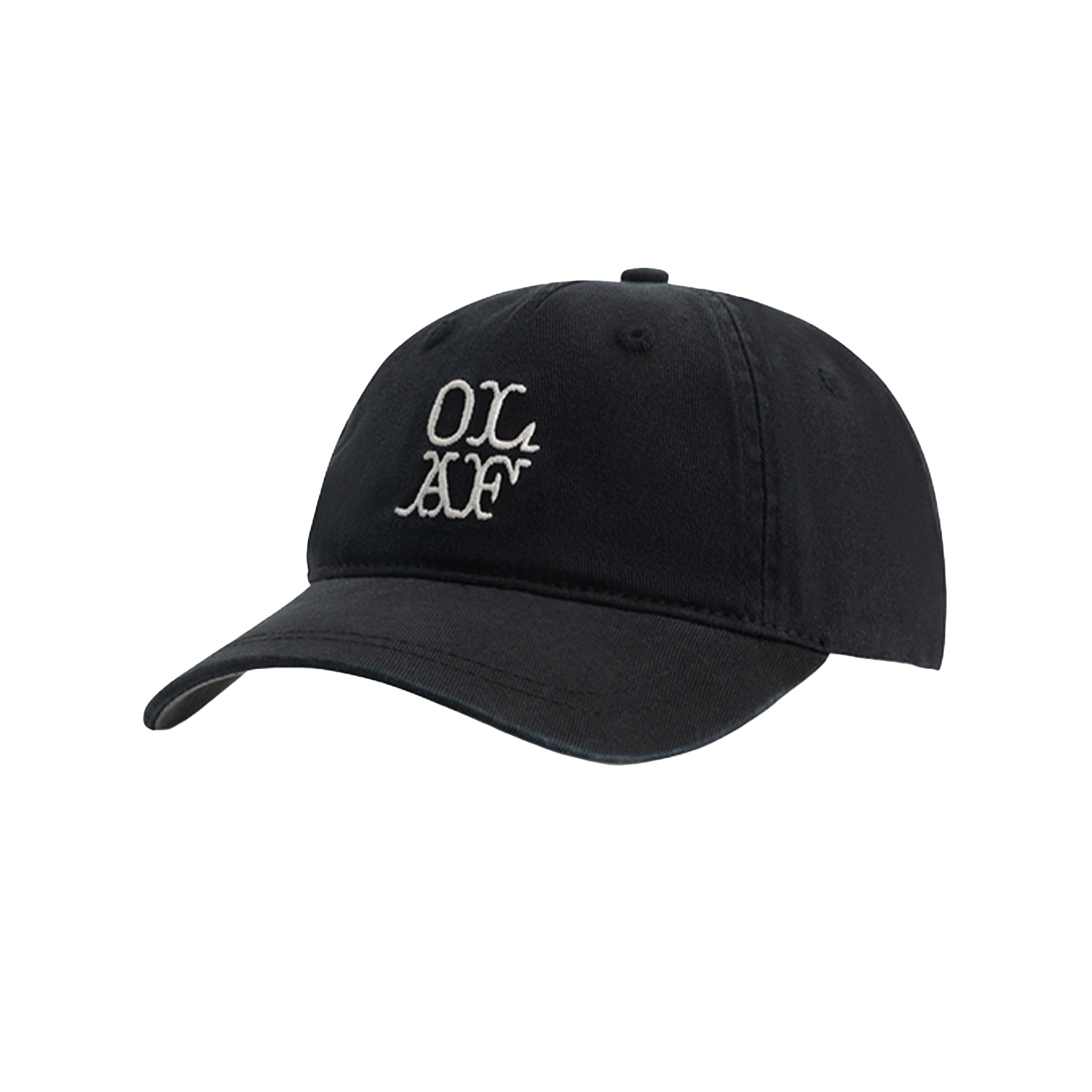 OLAF Washed western logo cap Black